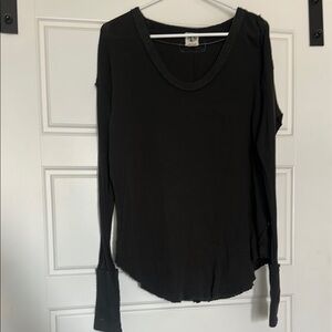 We The Free Black Long Sleeve Women's Top